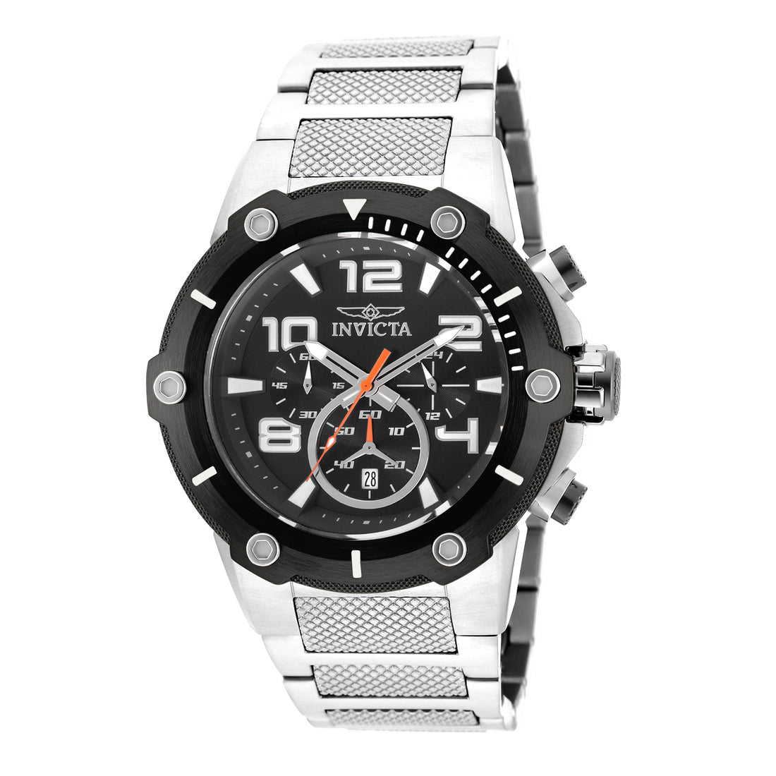 INVICTA Speedway Quartz Movement Black Analog  Dial Watch For Gents- 19528