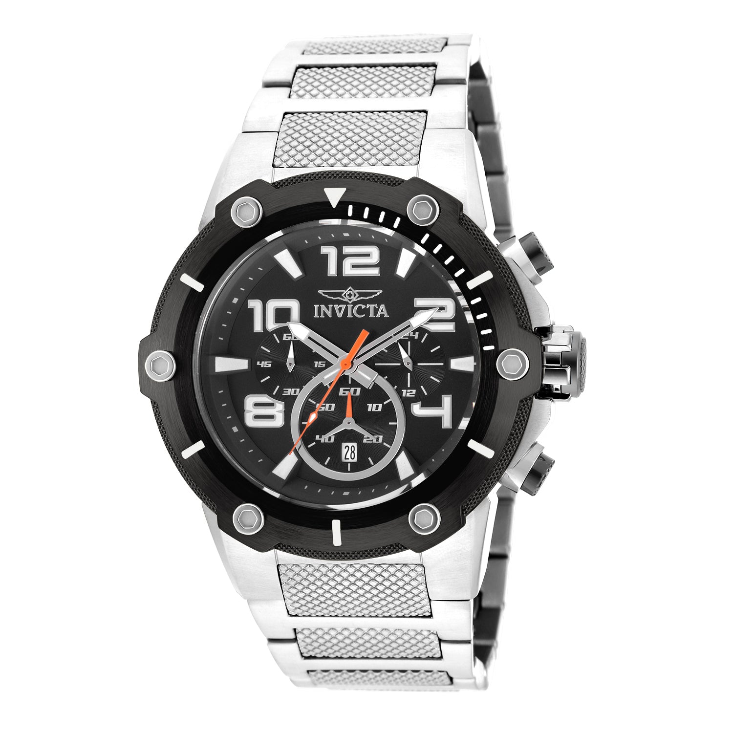 INVICTA Speedway Quartz Movement Black Analog  Dial Watch For Gents- 19528