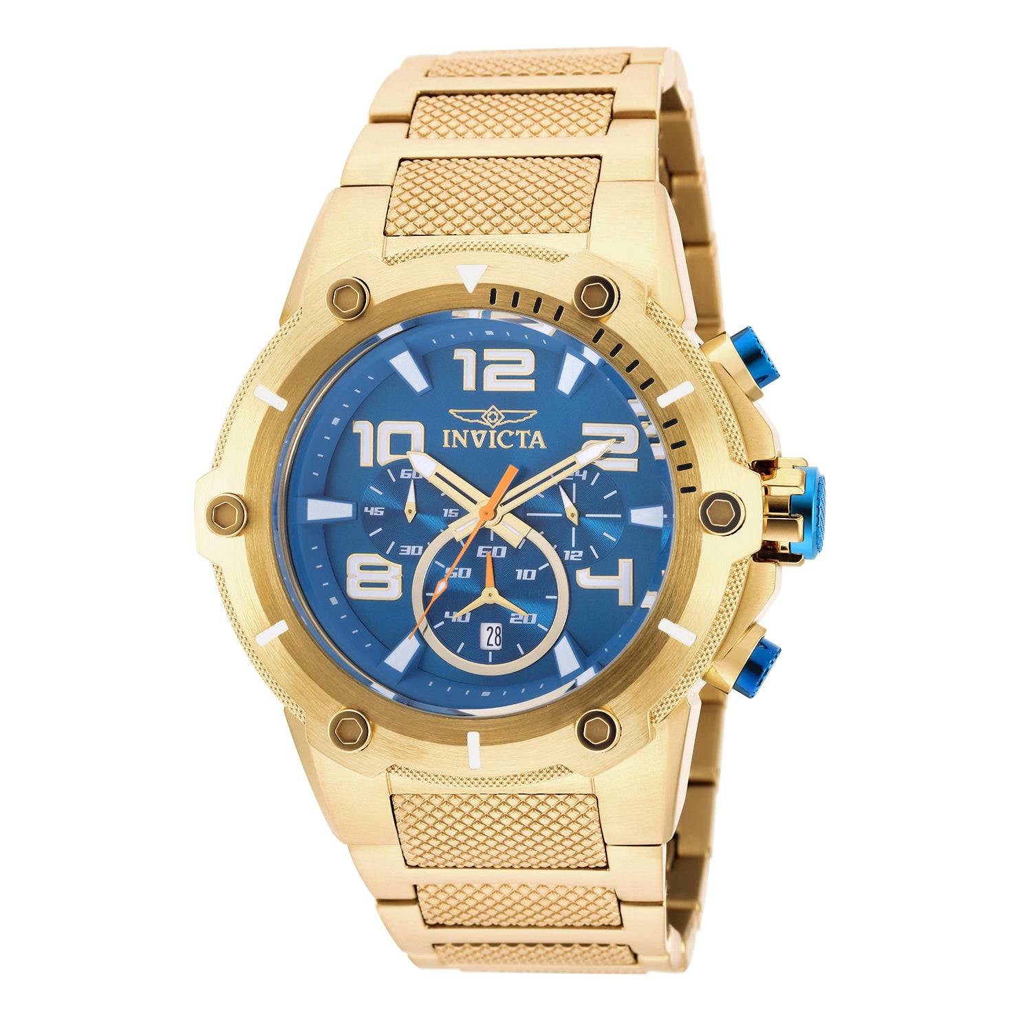 INVICTA Speedway Quartz Movement Blue Analog  Dial Watch For Gents- 19532