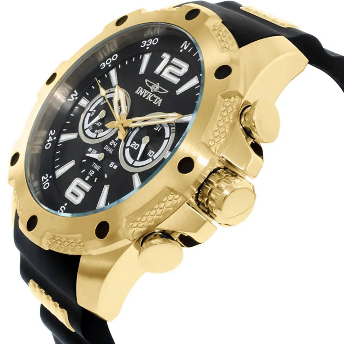 Invicta I-Force Quartz Black Dial Analog Watch For - Gents 19658