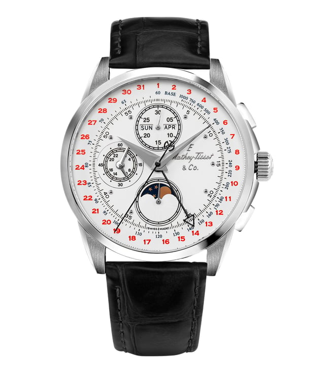 Mathey-Tissot Swiss Made Heritage Automatic White Dial Analog Watch for Gents - H711CHTLAI