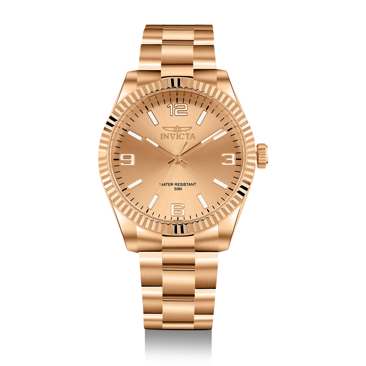 Invicta Specialty Quartz Rose Gold-Toned Dial Analog Watch For - Gents 47462