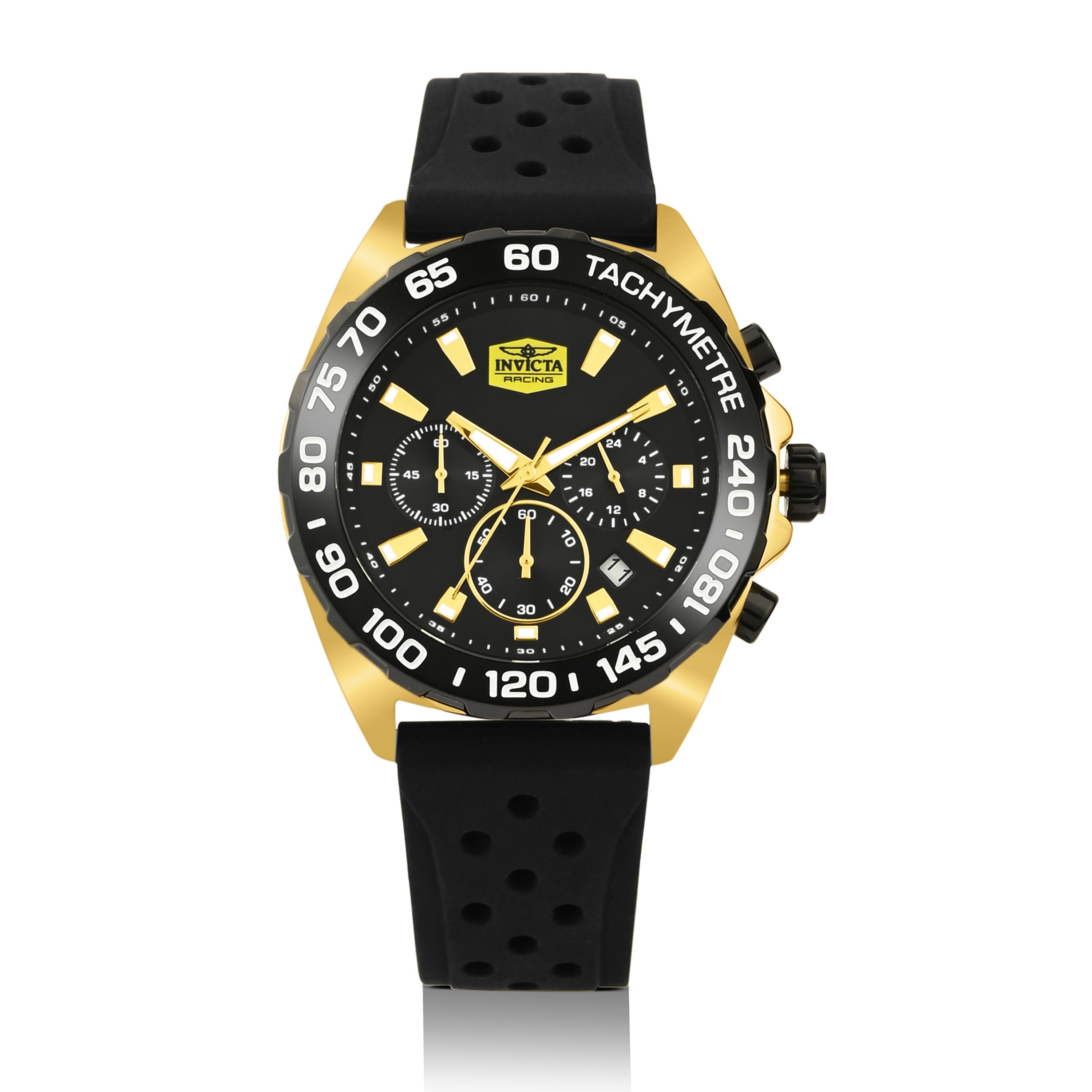 Invicta Racing Quartz Black Dial Analog Watch For Gents :- 47769