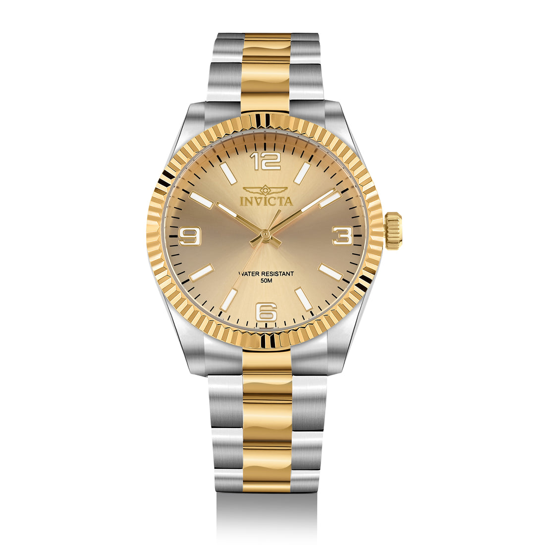 Invicta Specialty Quartz Gold Dial Analog Watch For - Gents 47457