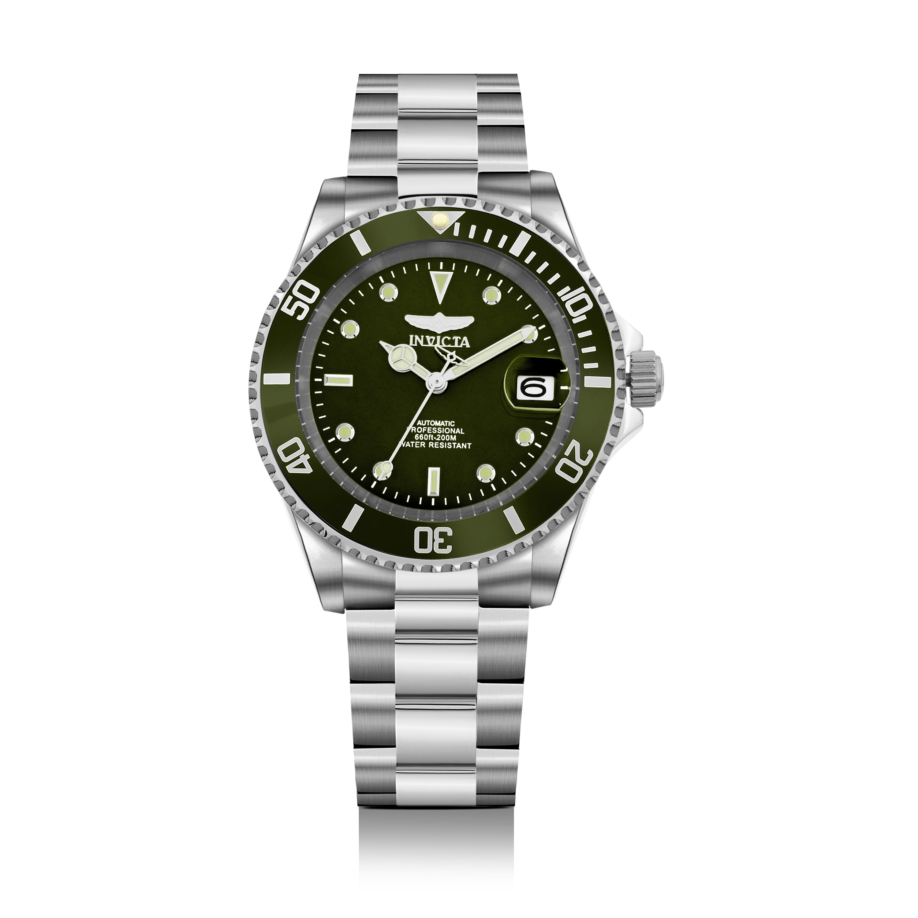Invicta Pro Diver Automatic Green Dial Analog Watch For - Gents 35690