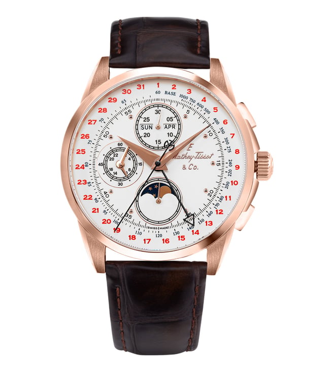 Mathey-Tissot Swiss Made Heritage Automatic White Dial Analog Watch for Gents - H711CHTLPI