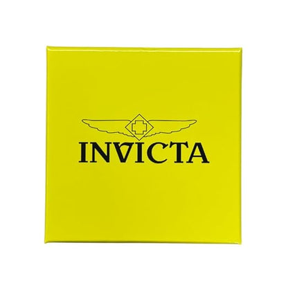 Invicta Stainless Steel Analog Black Dial Mens Watch-46831, Band Color:Silver