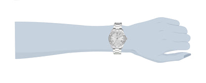 INVICTA Angel Quartz Movement Silver Analog  Dial Watch For Ladies- 21383