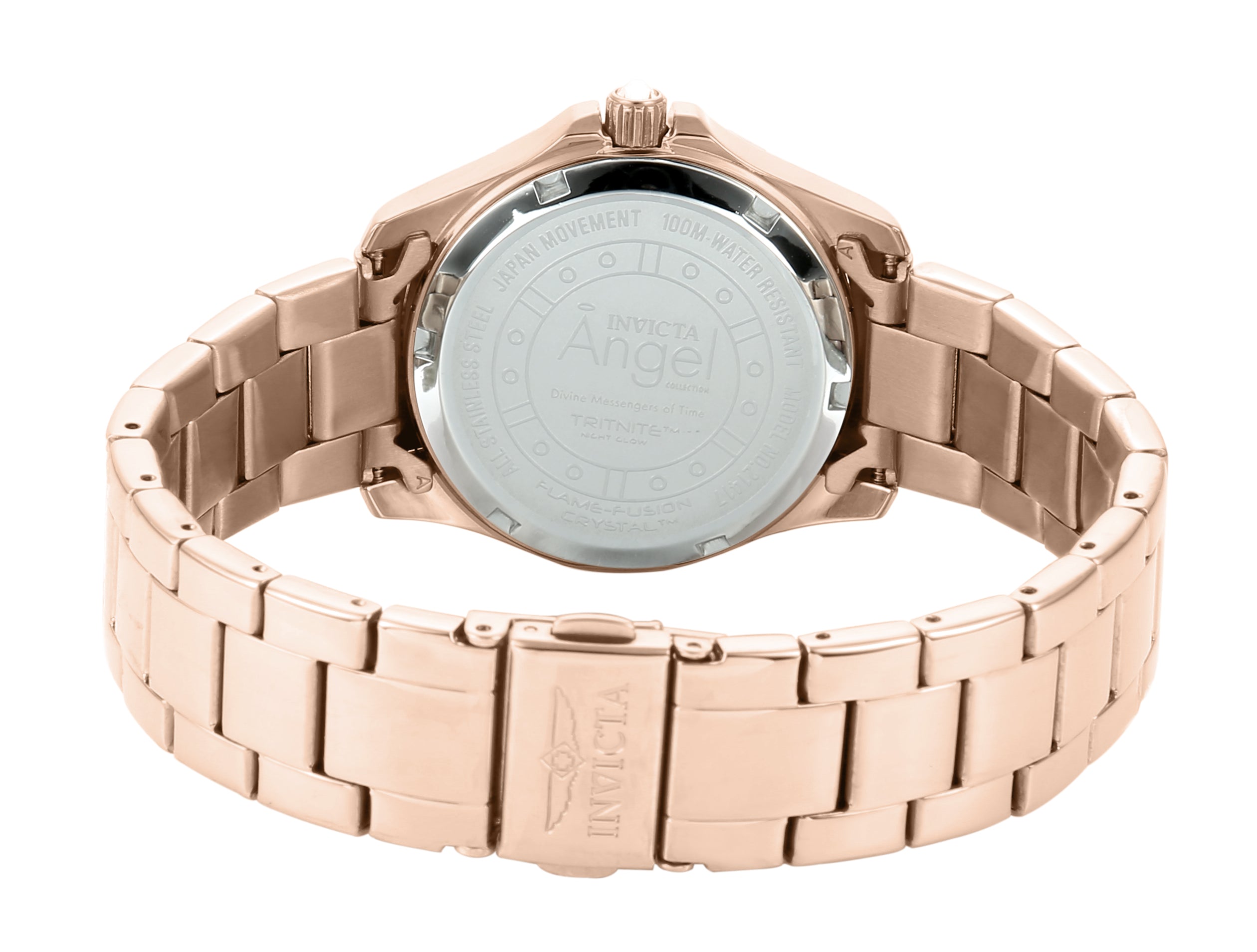 INVICTA Angel Quartz Movement Rose Gold Analog  Dial Watch For Ladies- 21417
