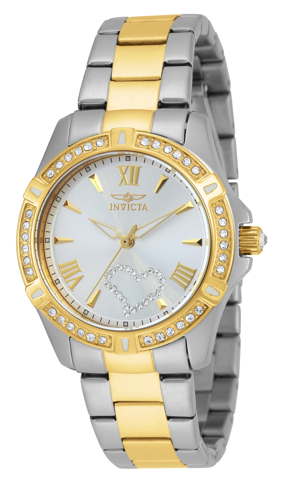 INVICTA Angel Quartz Movement Silver Analog  Dial Watch For Ladies- 21418