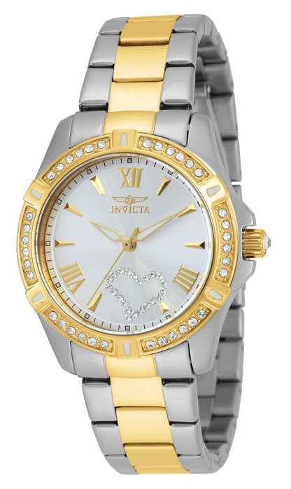 INVICTA Angel Quartz Movement Silver Analog  Dial Watch For Ladies- 21418