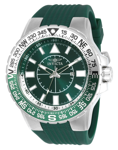 Invicta Aviator Quartz Green Dial Analog Watch For - Gents 21622
