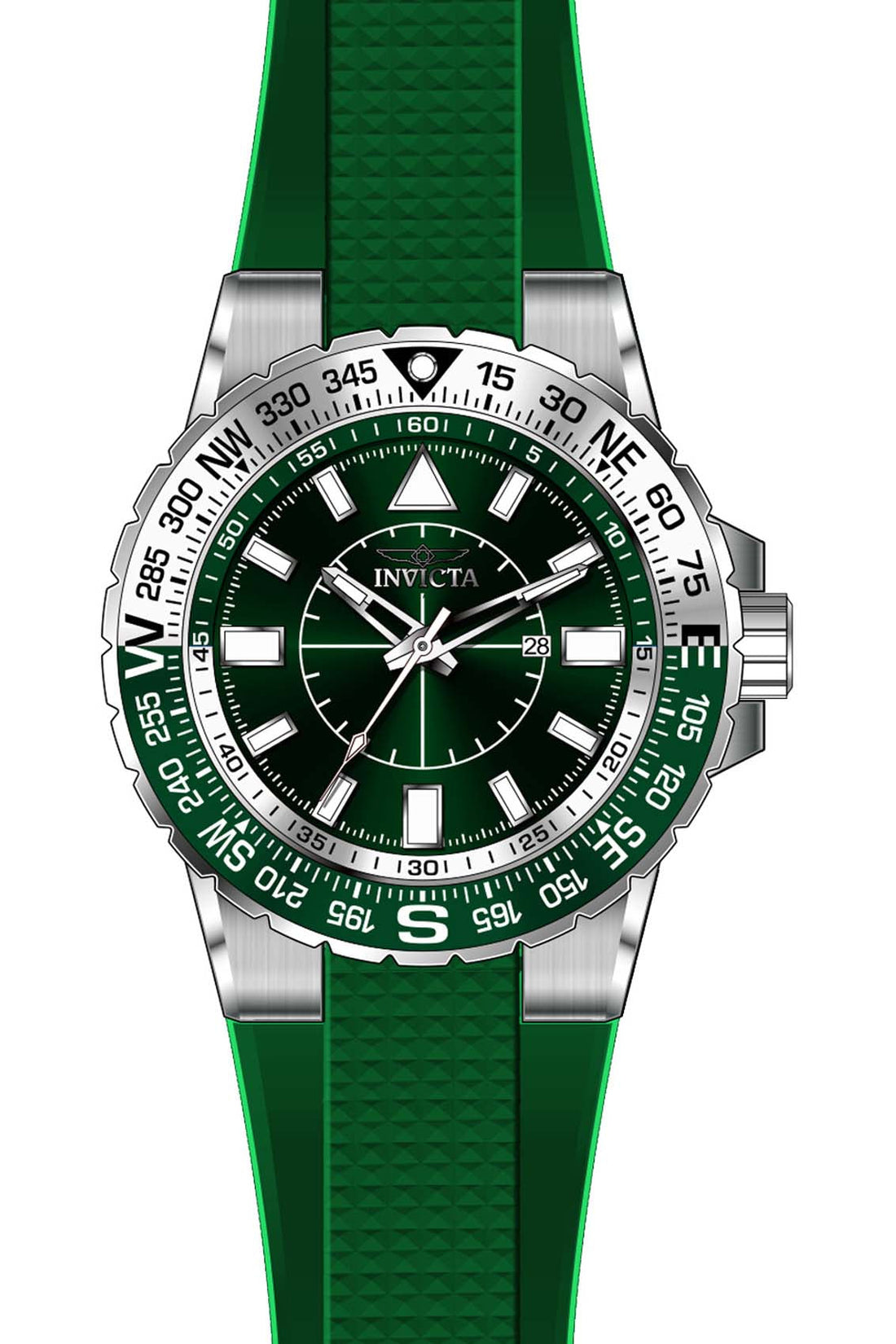 Invicta Aviator Quartz Green Dial Analog Watch For - Gents 21622