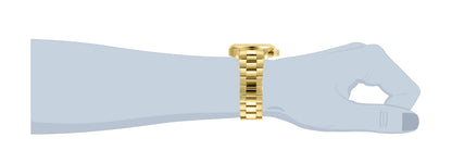 INVICTA Specialty Quartz Movement Gold Analog  Dial Watch For Gents- 21658
