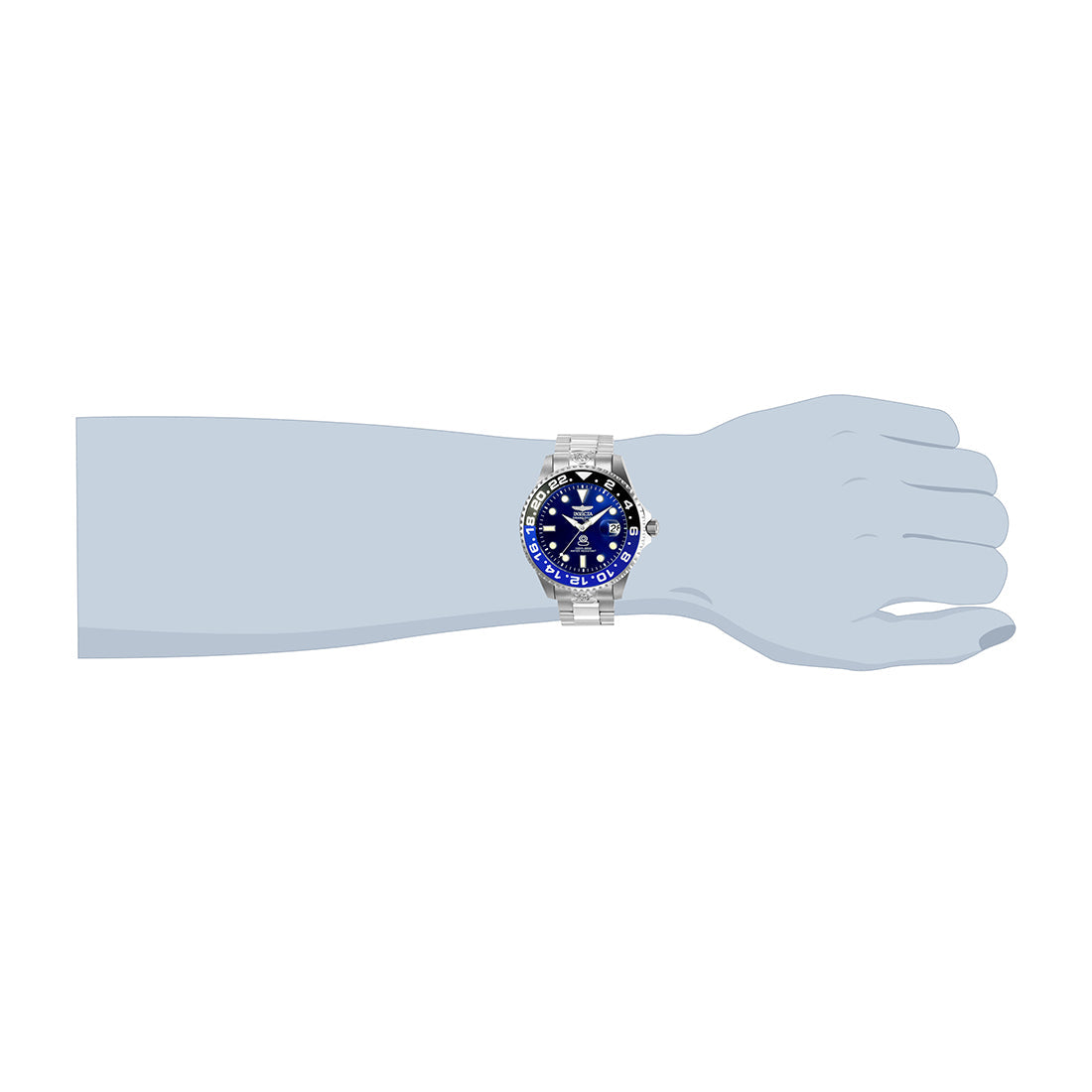 Invicta Pro Diver Analog Blue Dial Men&