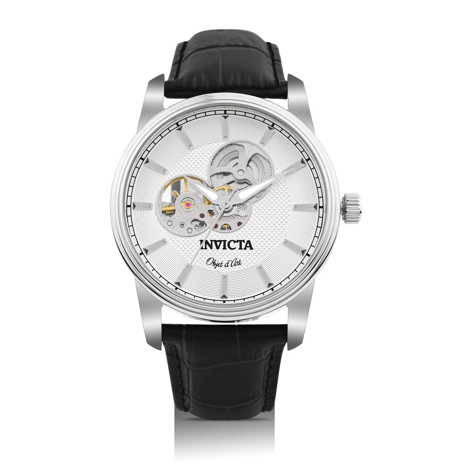 Invicta Objet D Art Automatic Silver Dial Analog Watch For Gents - 22616