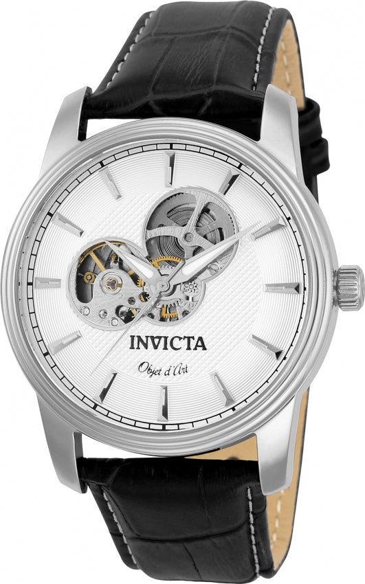 Invicta Objet D Art Automatic Silver Dial Analog Watch For Gents - 22616