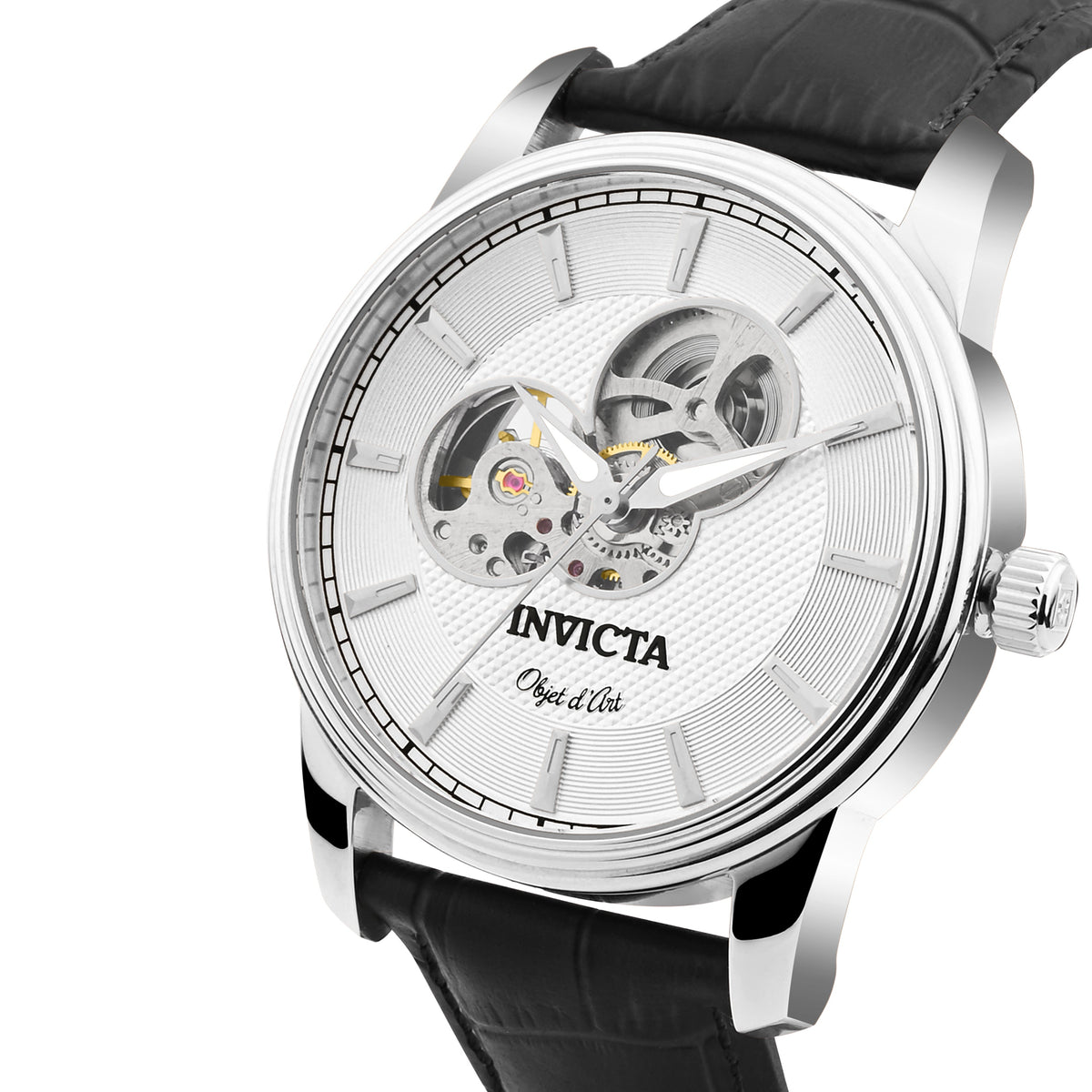 Invicta Objet D Art Automatic Silver Dial Analog Watch For Gents - 22616