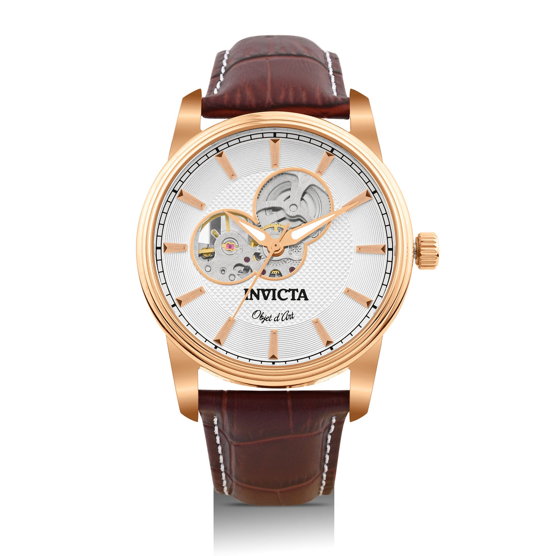 Invicta Objet D Art Automatic Silver Dial Analog Watch For Gents - 22618