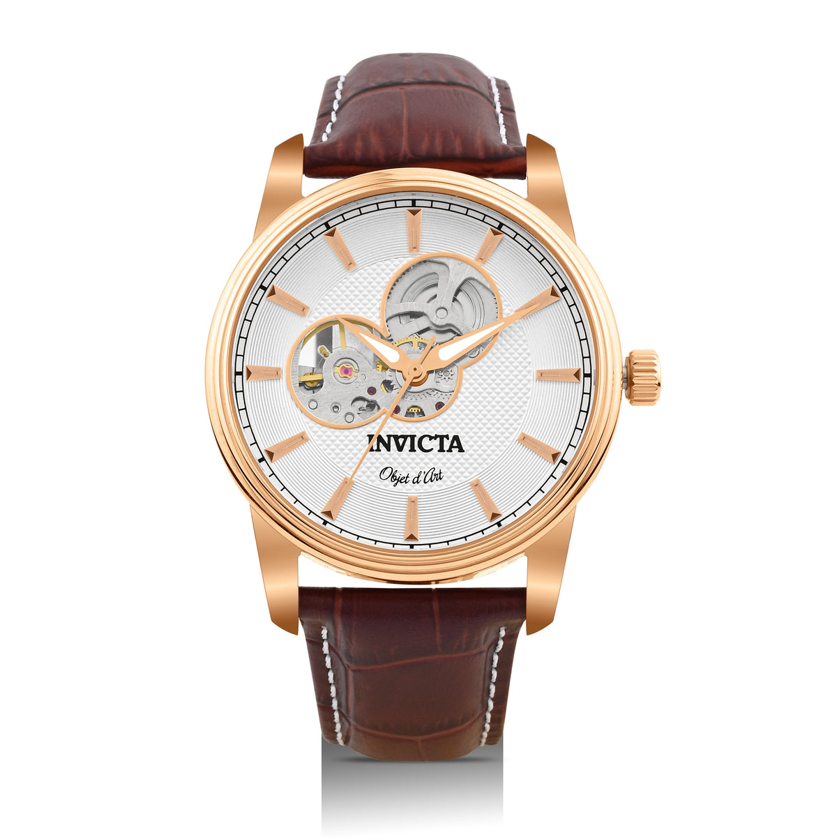 Invicta Objet D Art Automatic Silver Dial Analog Watch For Gents - 22618