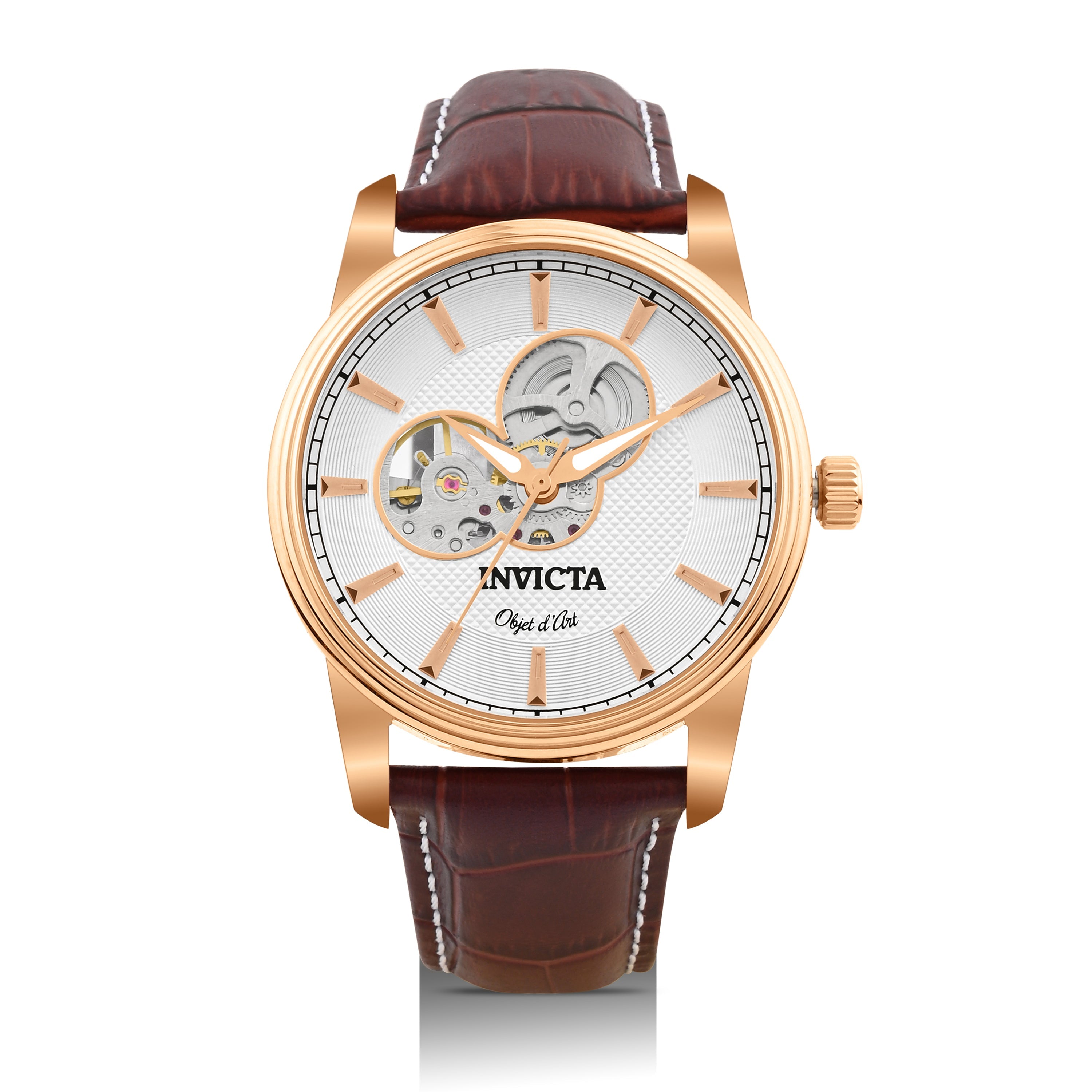 Invicta Objet D Art Automatic Silver Dial Analog Watch For Gents - 22618