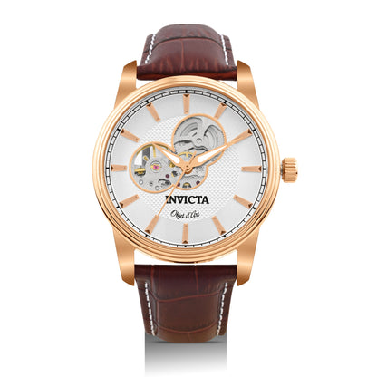 Invicta Objet D Art Automatic Silver Dial Analog Watch For Gents - 22618