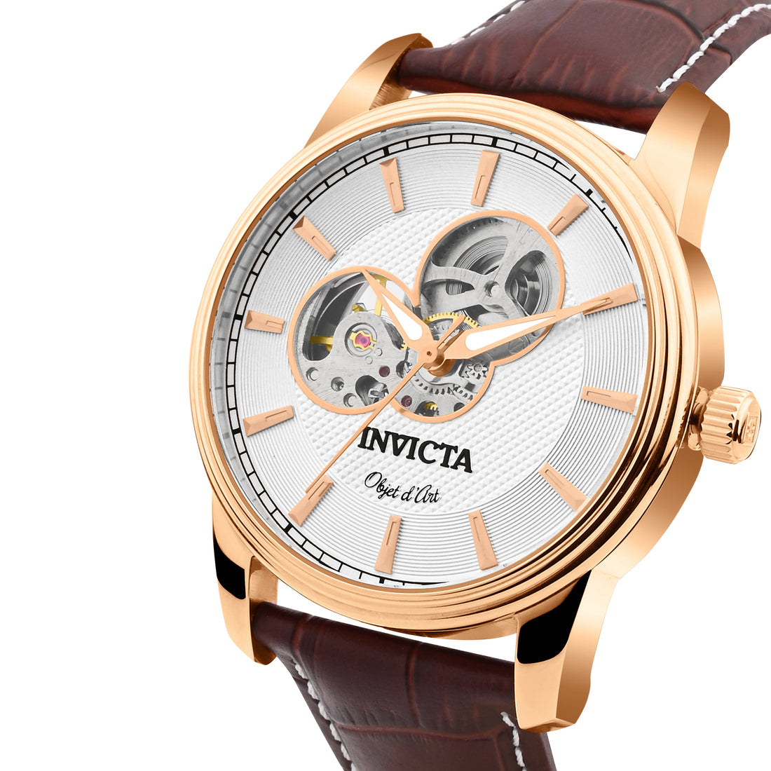 Invicta Objet D Art Automatic Silver Dial Analog Watch For Gents - 22618