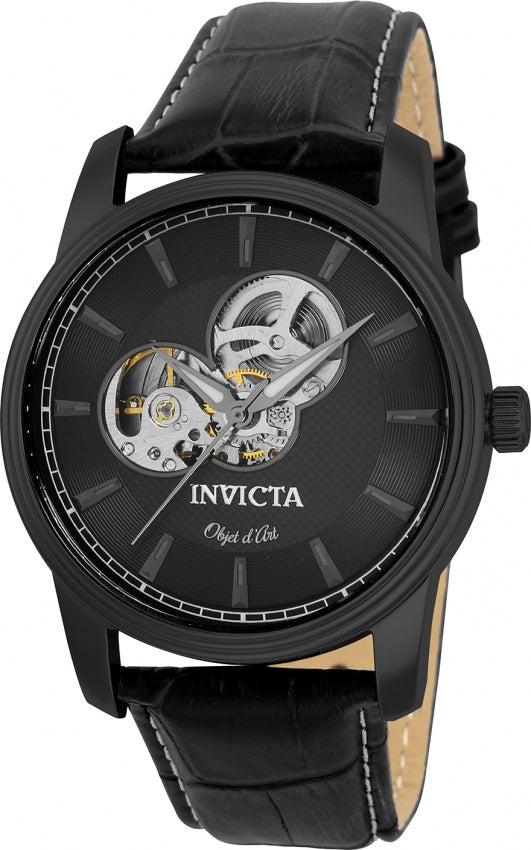 Invicta Objet D Art Automatic Black Dial Analog Watch For Gents - 22619