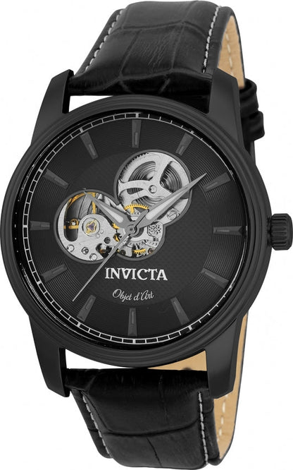 Invicta Objet D Art Automatic Black Dial Analog Watch For Gents - 22619