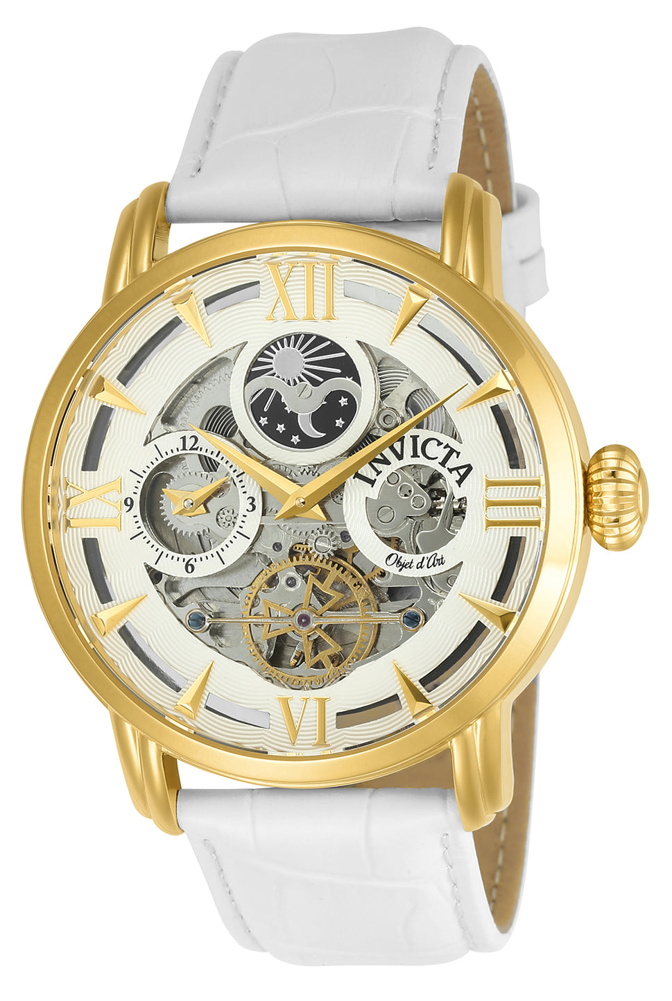 Invicta Objet D Art Automatic Silver Dial Analog Watch For - Gents 22652