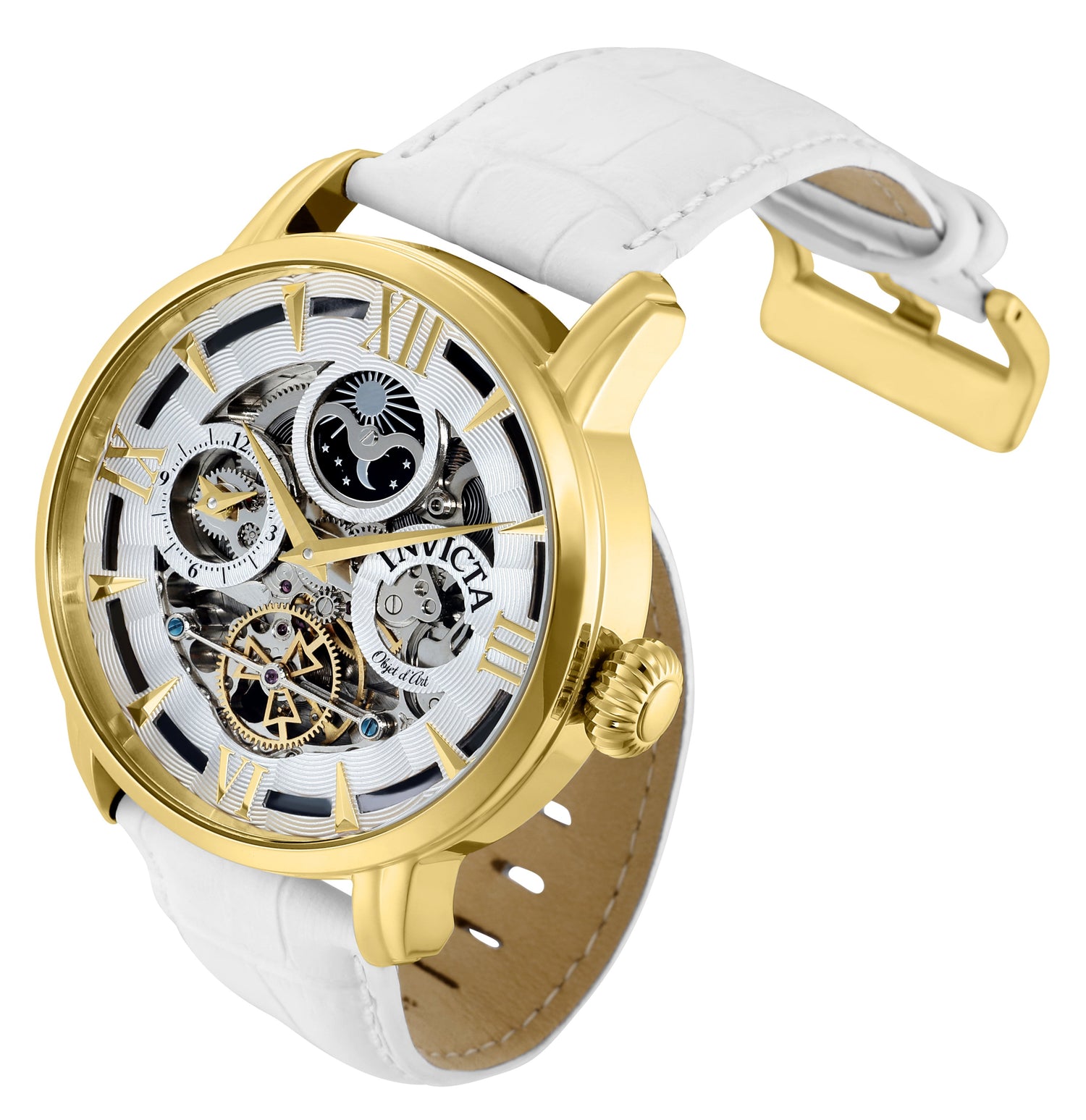 Invicta Objet D Art Automatic Silver Dial Analog Watch For - Gents 22652