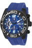 Invicta Silicone Casual Chronograph Blue Dial Men's Watch-22812, Band Color:Blue