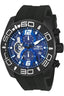 Invicta Silicone Pro Diver Analog Blue Dial,Band Color Black Men's Watch-22813