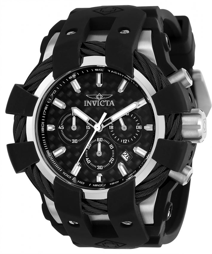 Invicta Bolt Quartz Black Dial Analog Watch For - Gents 23855