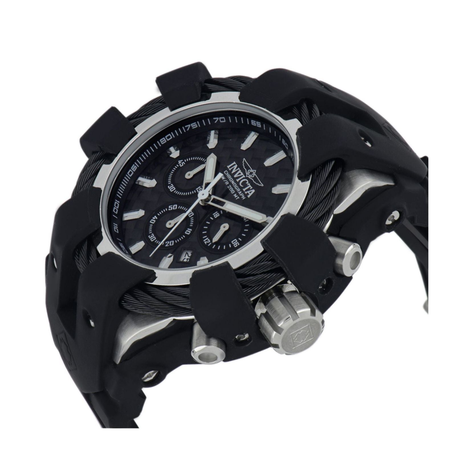 Invicta Bolt Quartz Black Dial Analog Watch For - Gents 23855