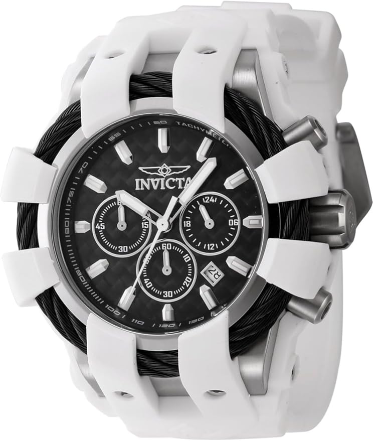 Invicta Bolt Quartz Black Dial Analog Watch For - Gents 23856