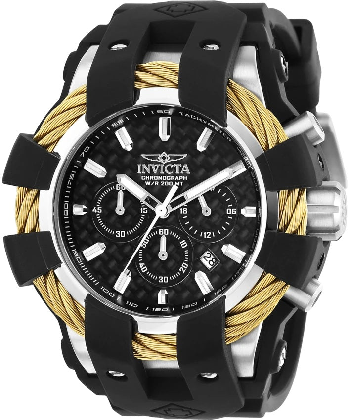 Invicta Bolt Quartz Black Dial Analog Watch For - Gents 23858