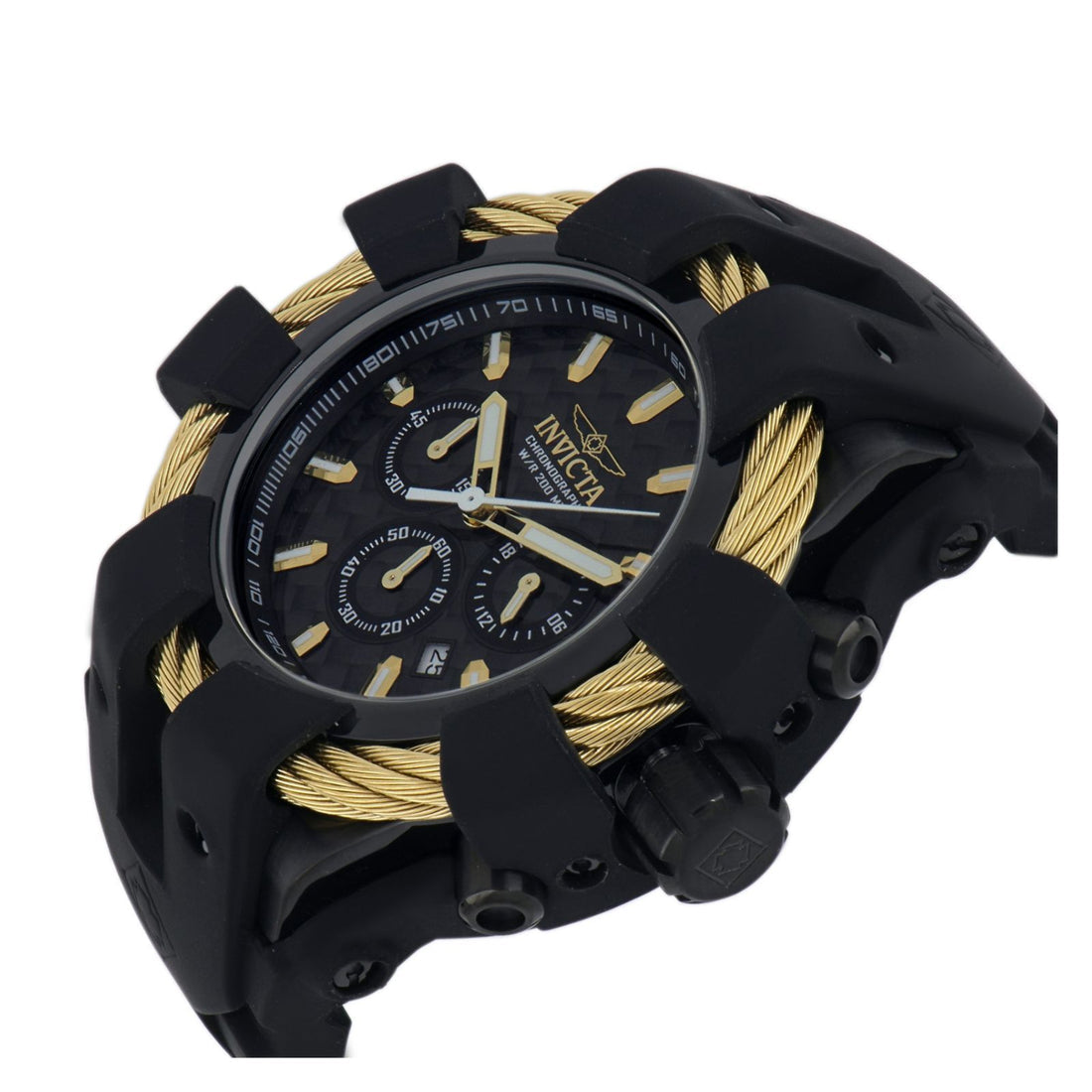 Invicta Bolt Quartz Black Dial Analog Watch For - Gents 23866