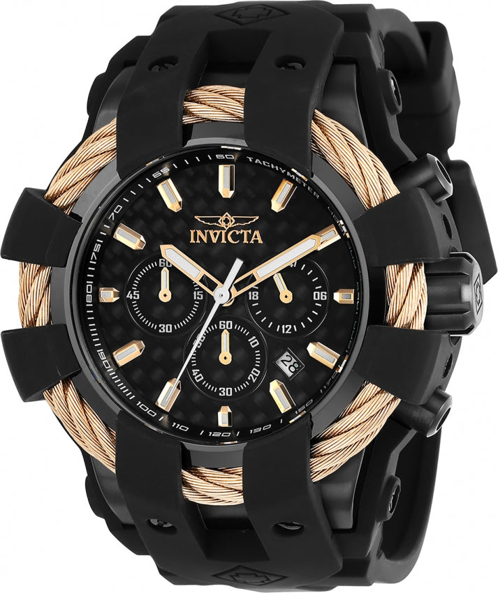 Invicta Bolt Quartz Black Dial Analog Watch For - Gents 23867