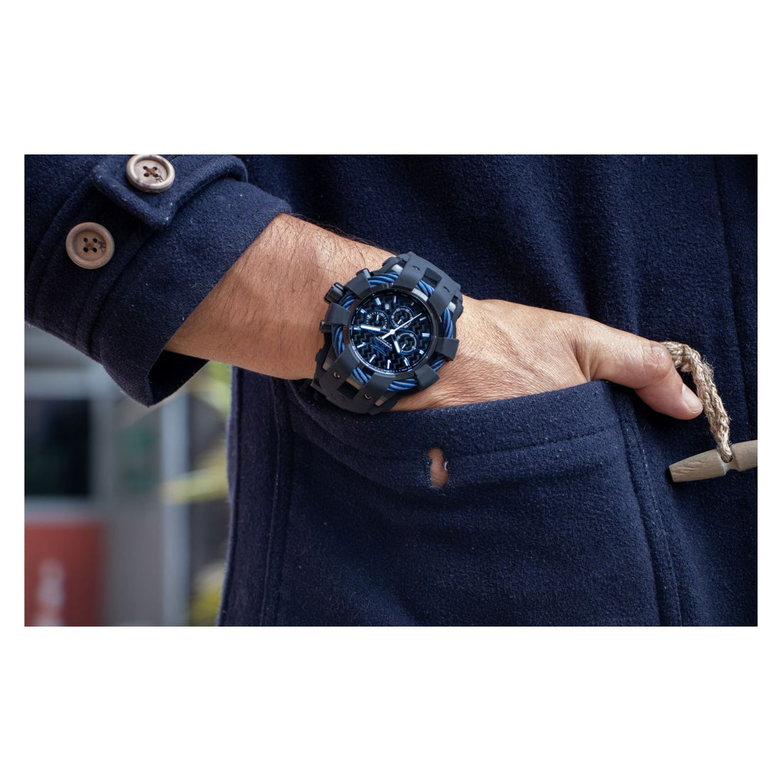 Invicta Bolt Quartz Black Dial Analog Watch For - Gents 23868