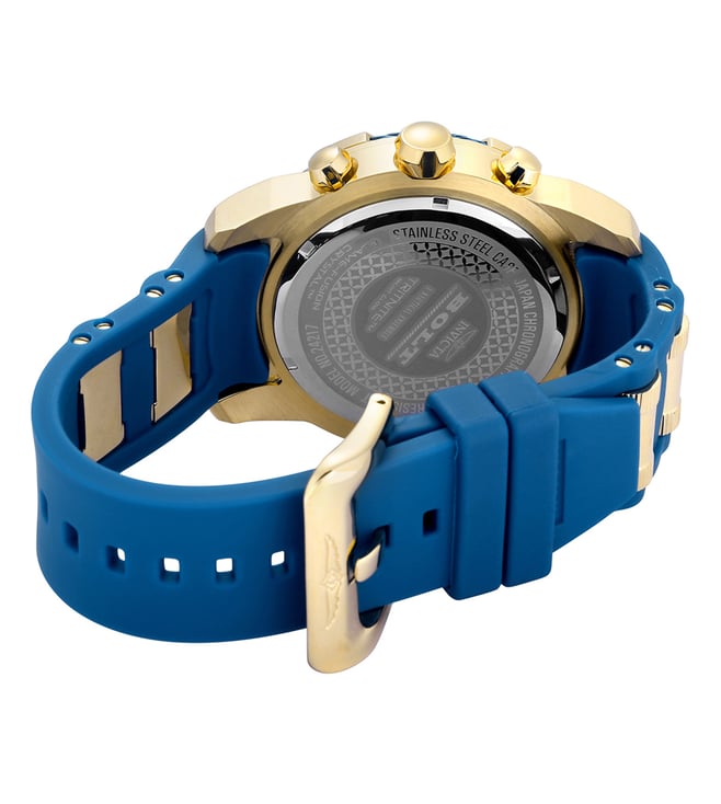 Invicta Bolt Quartz Blue Dial Analog Watch For Gents - 24217
