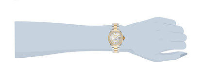 INVICTA Angel Quartz Movement White Analog  Dial Watch For Ladies- 24616