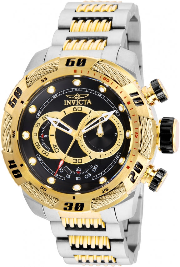 Invicta Speedway Quartz Black Dial Analog Watch For Gents - 25481