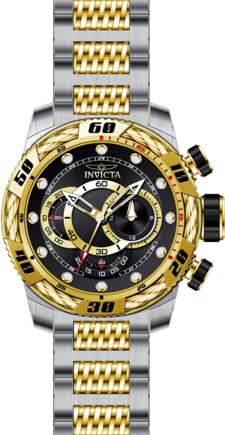Invicta Speedway Quartz Black Dial Analog Watch For Gents - 25481