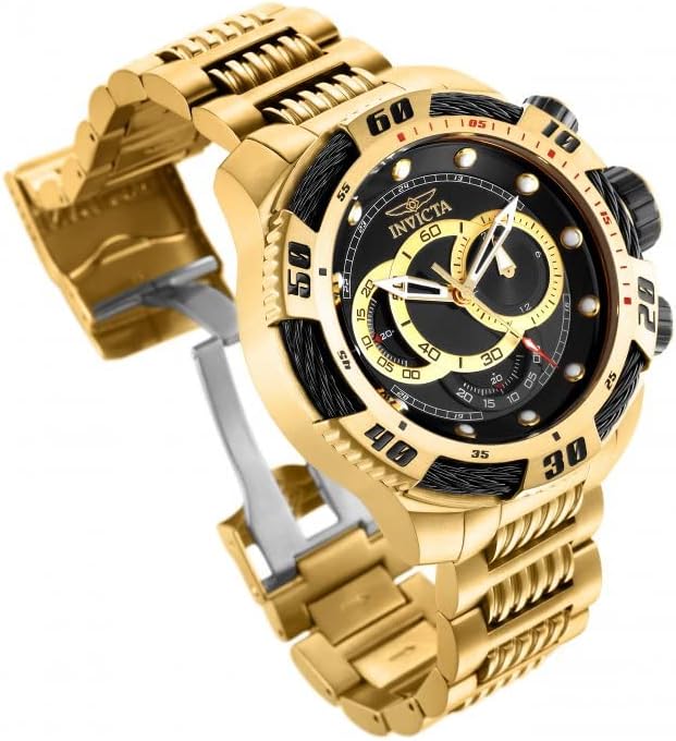 Invicta Speedway Quartz Black Dial Analog Watch For - Gents 25484