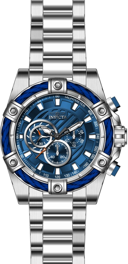 Invicta Bolt Quartz Blue Dial Analog Watch For Gents - 25513