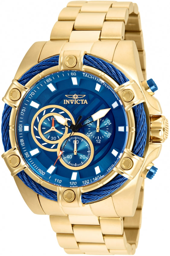 Invicta Bolt Quartz Blue Dial Analog Watch For Gents - 25516