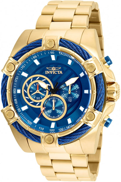 Invicta Bolt Quartz Blue Dial Analog Watch For Gents - 25516