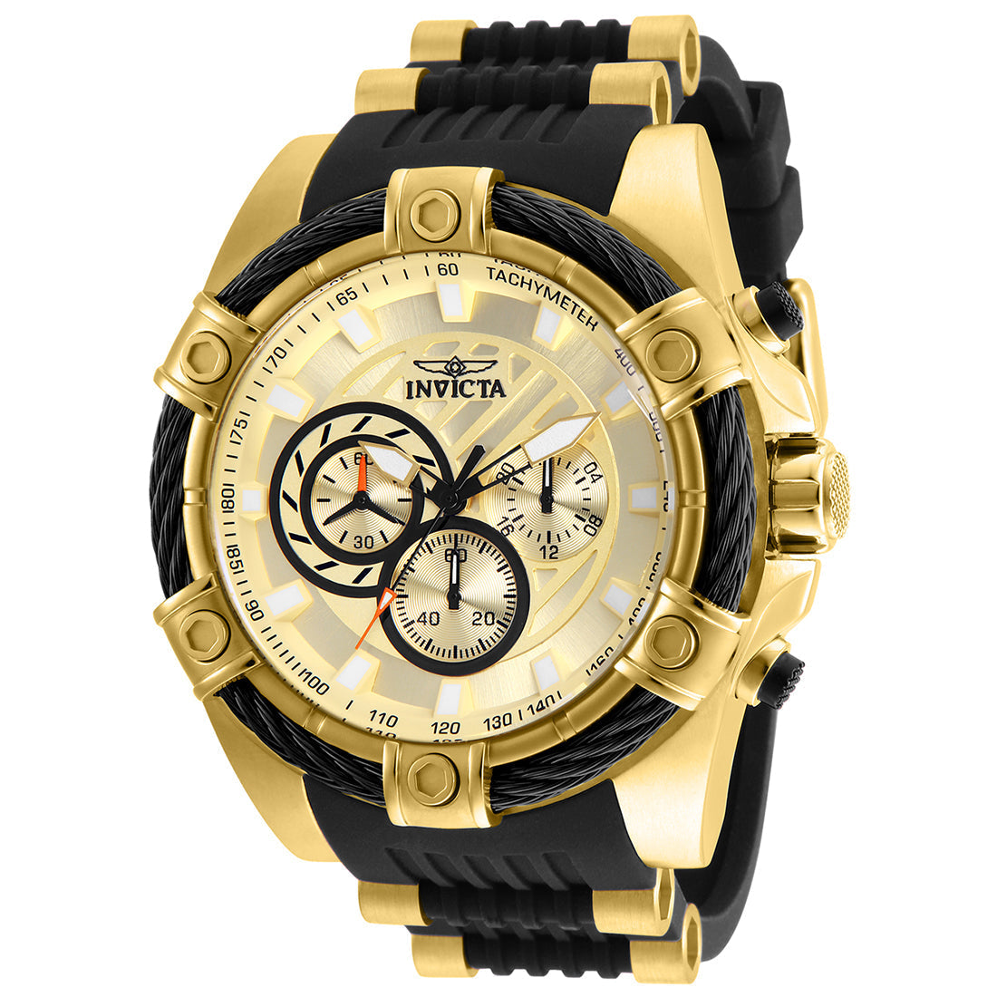 Invicta Casual Analog Gold Dial MenS Watch-25526