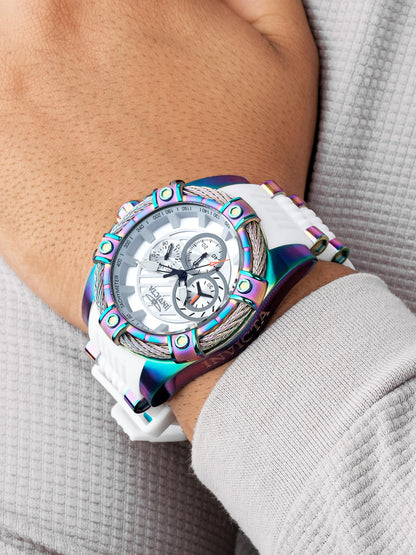 Invicta Bolt Quartz White Dial Analog Watch - For Gents 25530